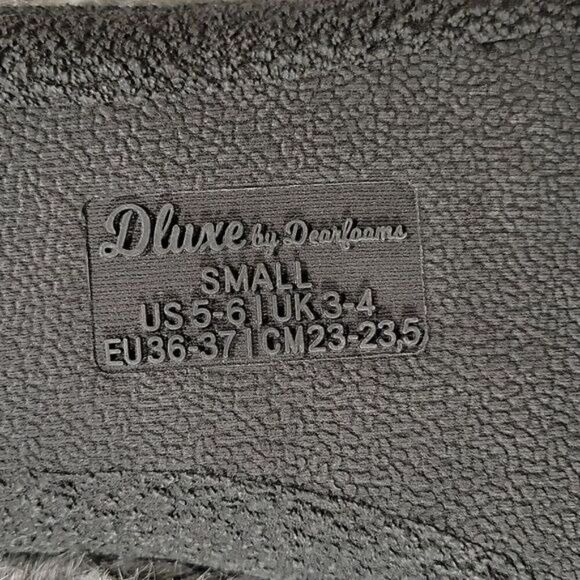 Dluxe by Dearfoams Sweater Knit Clog Slipper Sz S - Picture 5 of 8